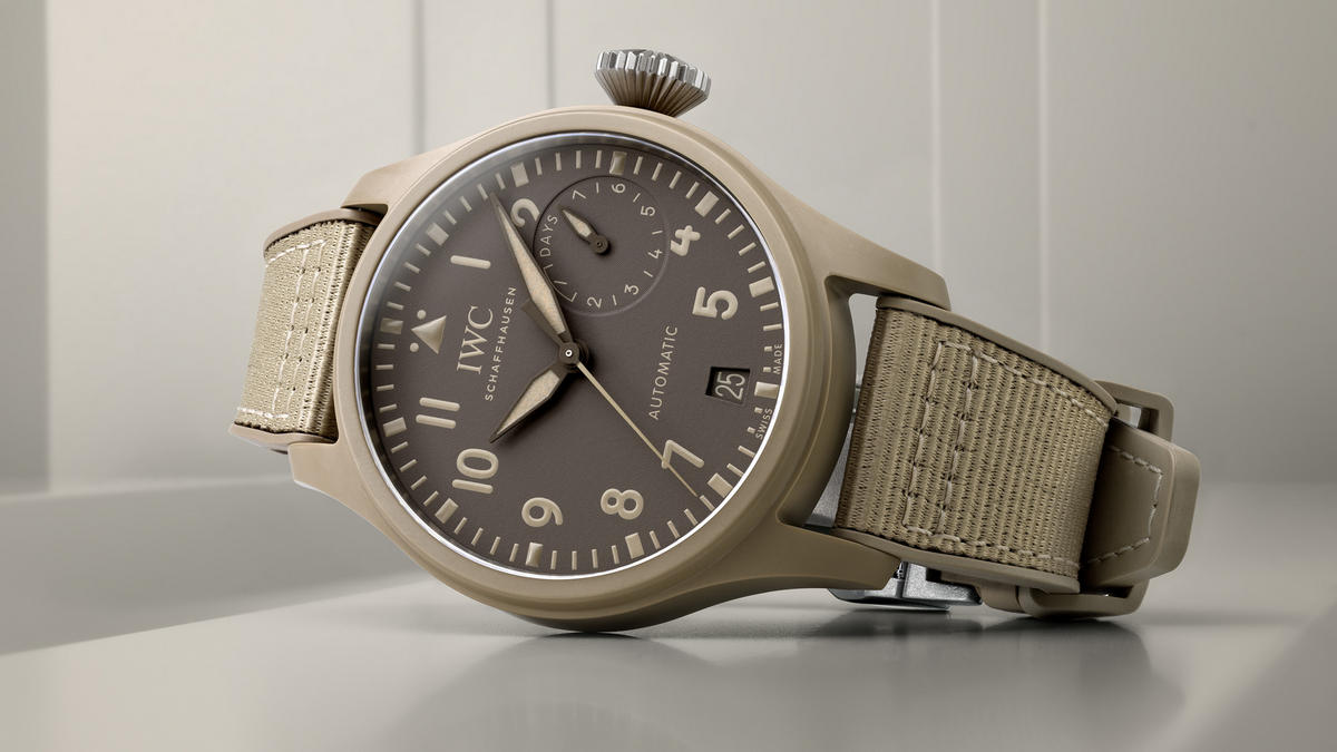 IWC adds two new sand-colored Top Gun Edition ?Mojave Desert? watches to its Pilot?s Watch line