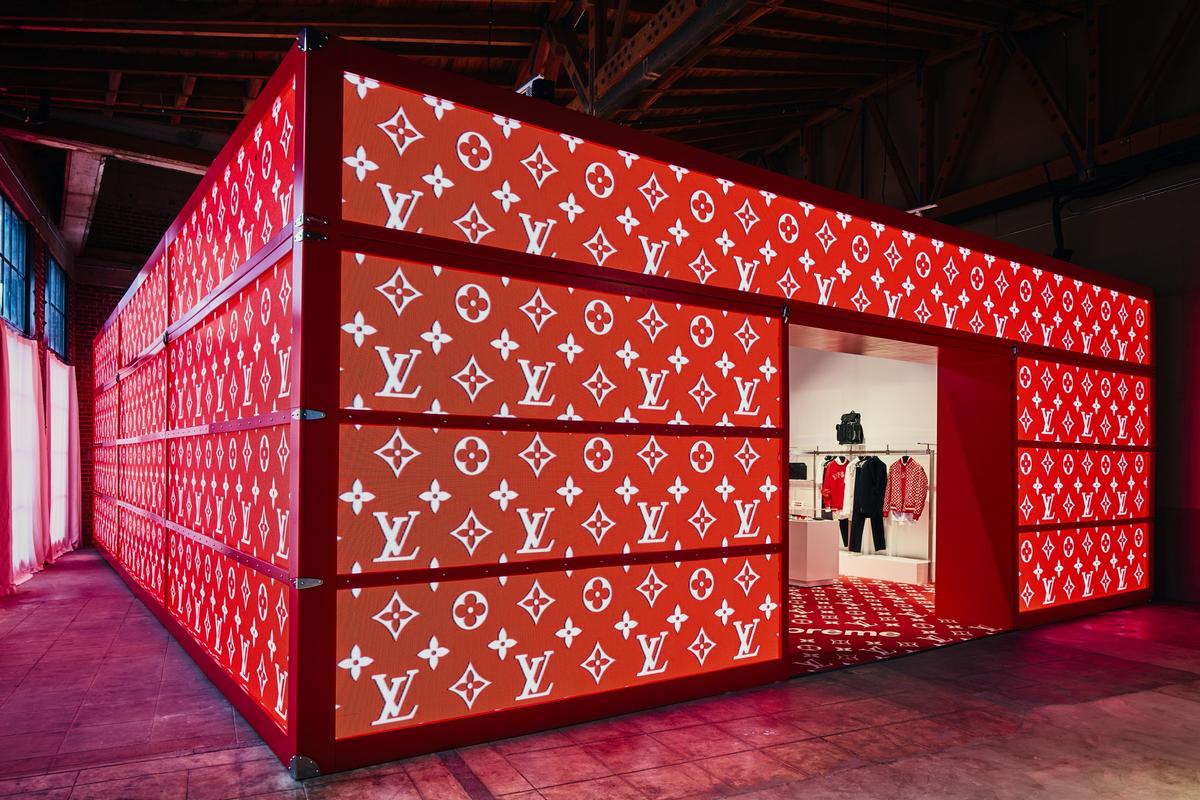 Louis Vuitton's Supreme pop-up stores