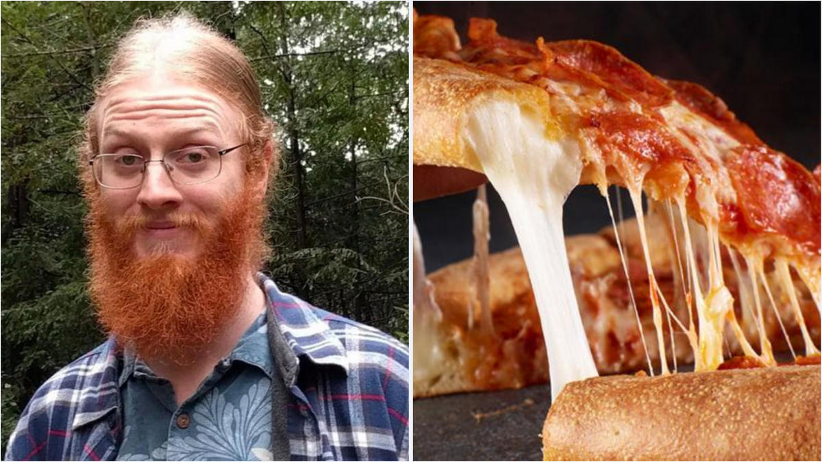 a man bought a pizza with bitcoin