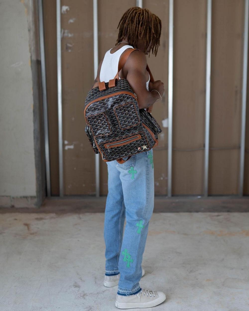 kanye west louis vuitton backpack