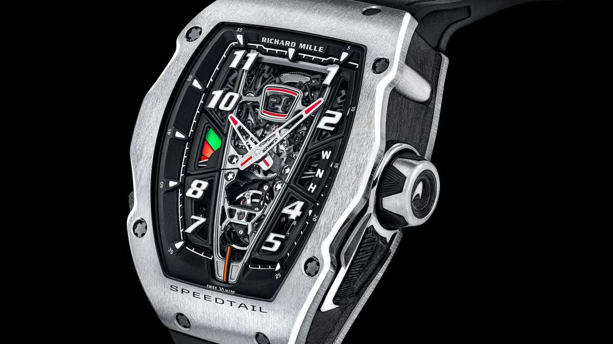 Inspired by the $2.25 million Speedtail supercar, Richard Mille has partnered with McLaren for its most extreme timepiece yet