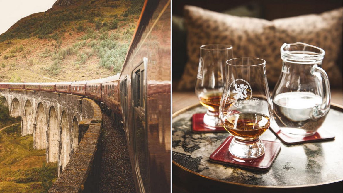 whiskey train tour scotland
