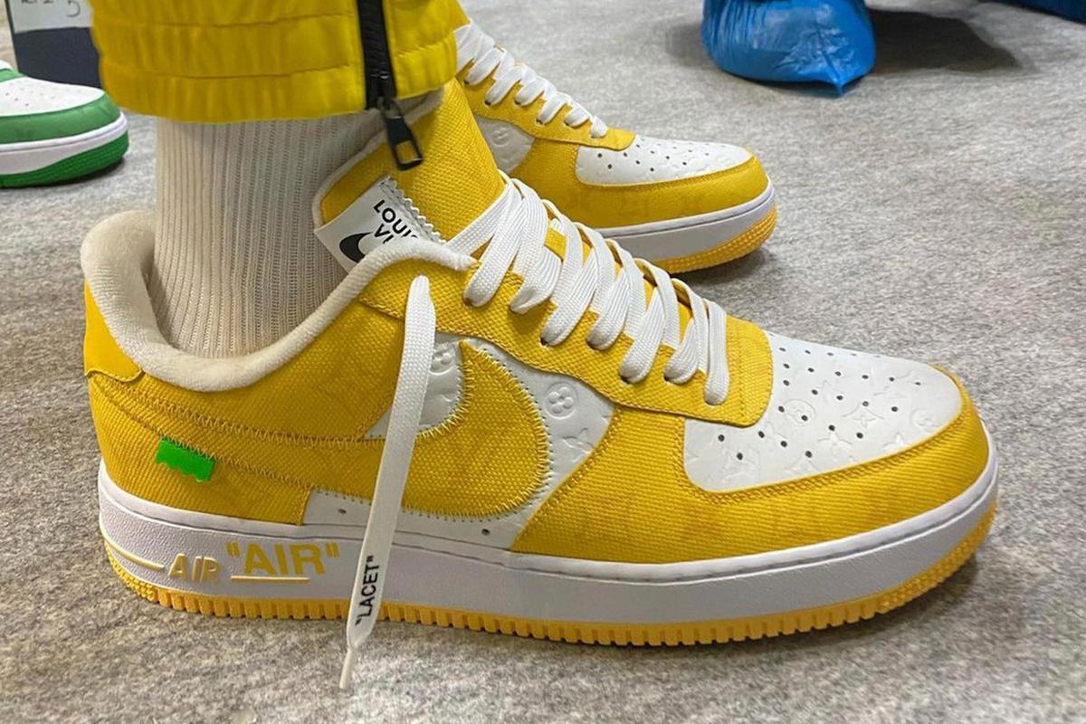 Nice Kicks on Instagram: Louis Vuitton x Nike AF1 sole-swapped with a  Yeezy 700 for maximum comfort. Thoughts on these? 🤔 (via @thesurgeon)