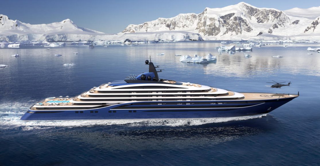 This 600 million, 728 feet long yacht will be the first private