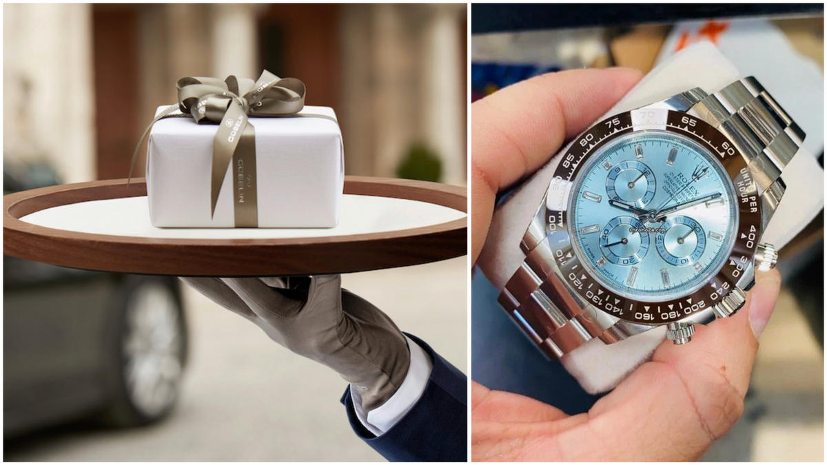DoorDash a Daytona" Rolex in Scotland offers lockdown delivery service where the most sought after watches are hand delivered in chauffeur driven limousines