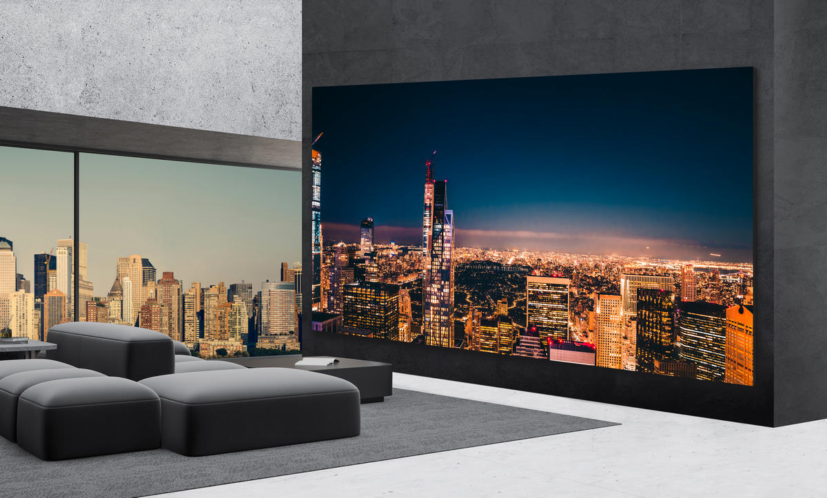 LG's new $1.75 million DVLED Extreme Home transform your wall into a 325-inch 8K TV - Luxurylaunches
