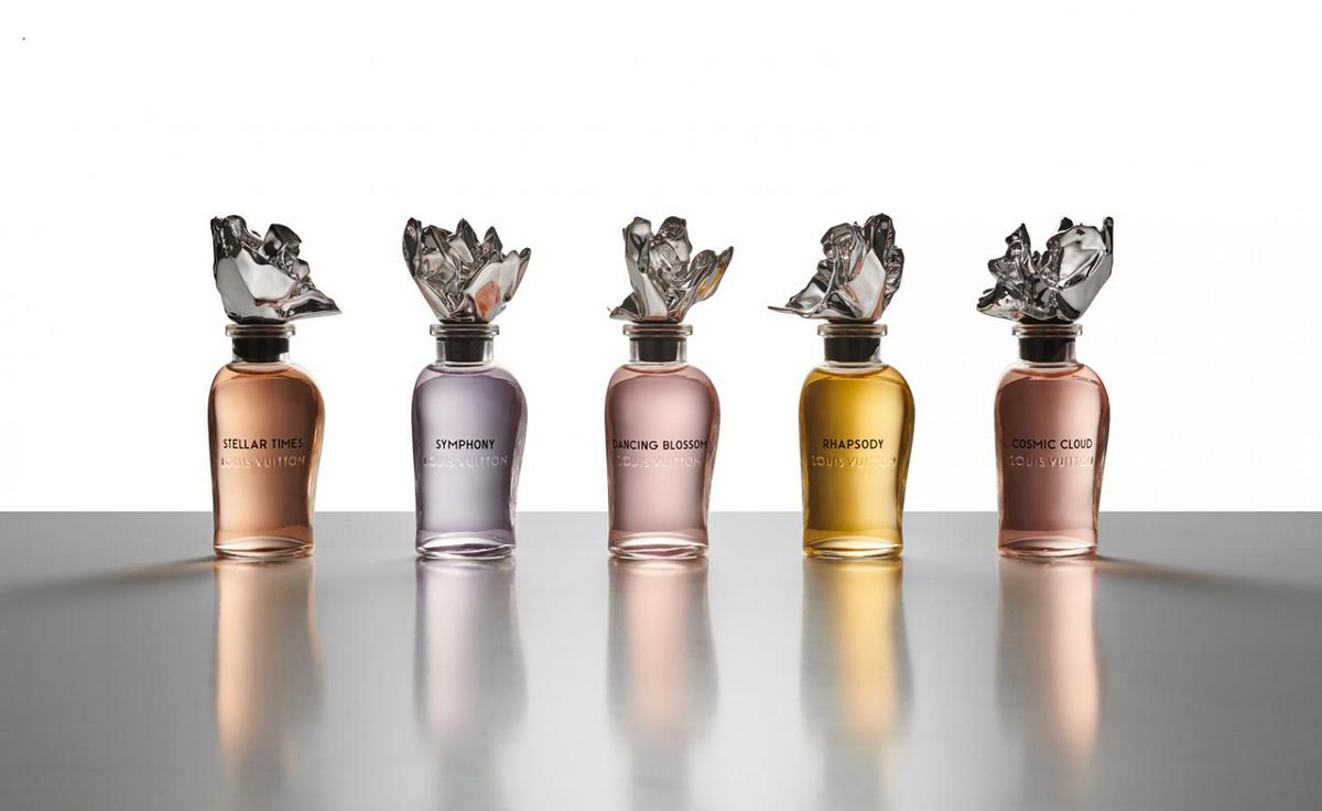 A quoi ressemblent les 5 nouveaux parfums Louis Vuitton designés par Frank  Gehry pour ?