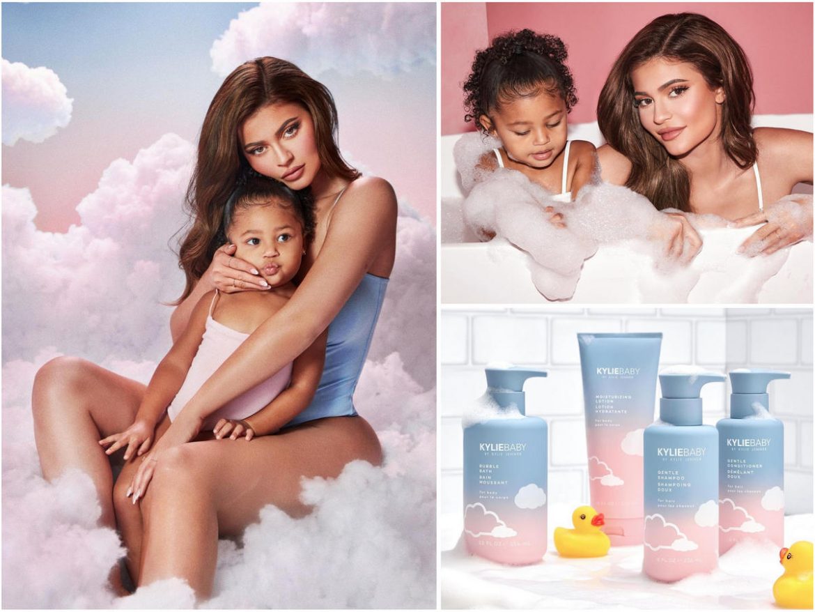 A new venture of the billionaire - Kylie Jenner has launched Kylie Baby  collection with a very whimsical campaign featuring her daughter Stormi, on  a fantasy land in the clouds, and all