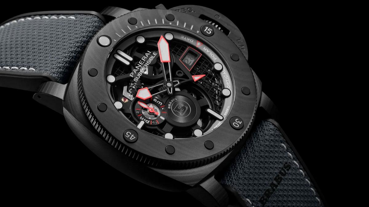 Panerai teams up with Brabus to introduce a special edition nautical-themed timepiece