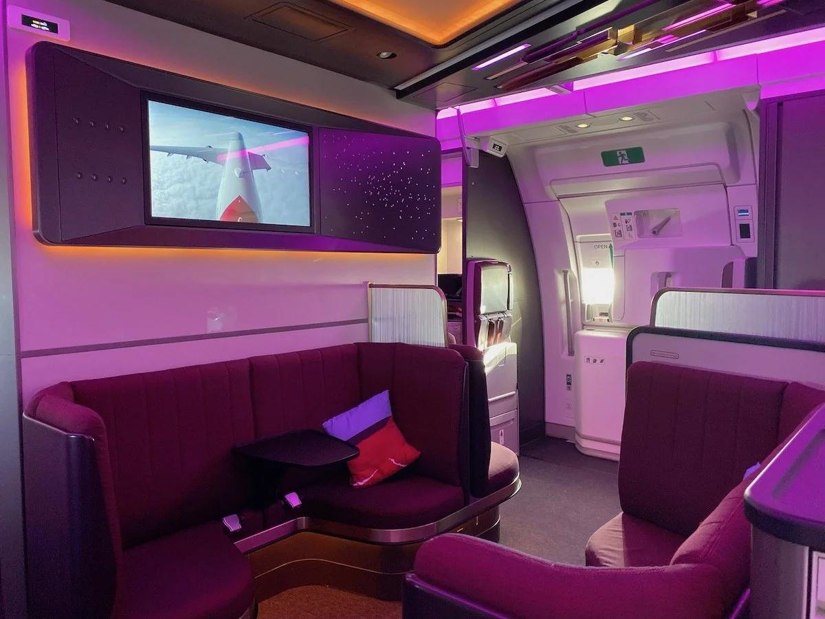 Elevate Your In-Flight Experience: Enjoy a Sophisticated Social Space in the Skies