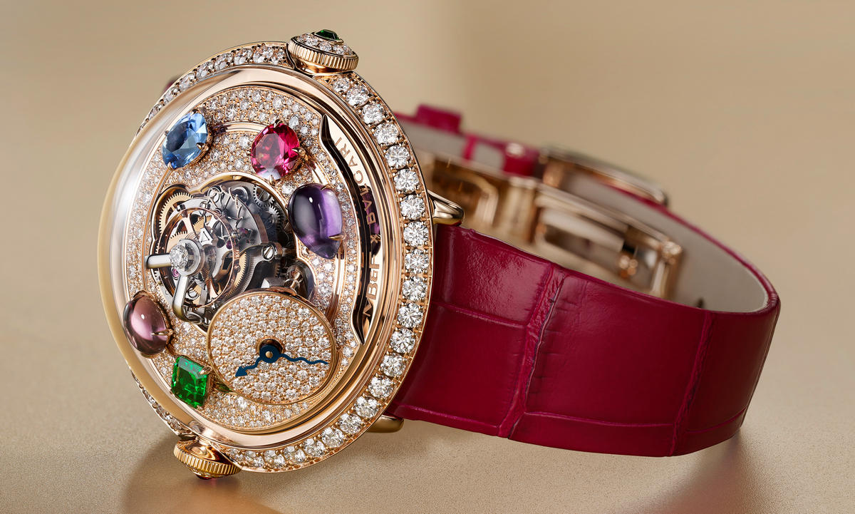 MB&F has teamed with Bulgari for an absolutely stunning and complicated ladies’ timepiece.