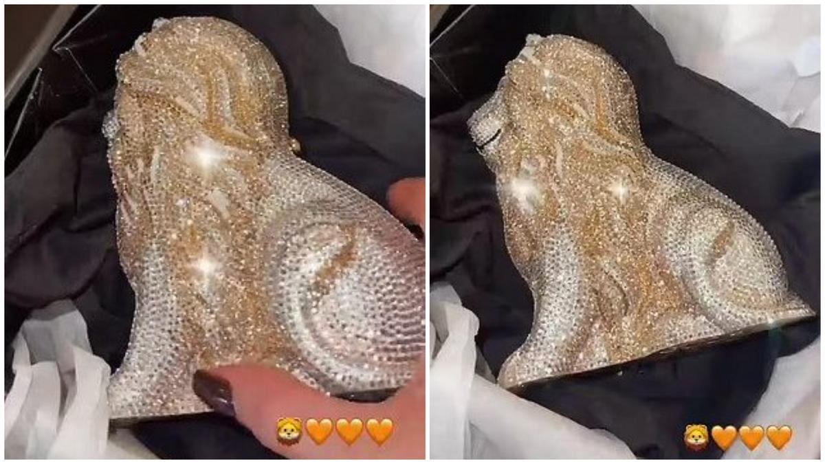 Kylie Jenner parties with a £4000 clutch that barely holds her phone