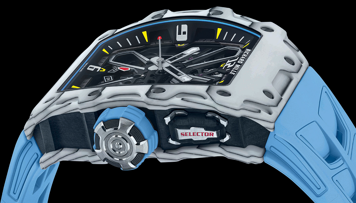 The $220,000 Richard Mille RM 35-05 ‘Rafael Nadal’ is the first wristwatch to feature a user-adjustable rotor