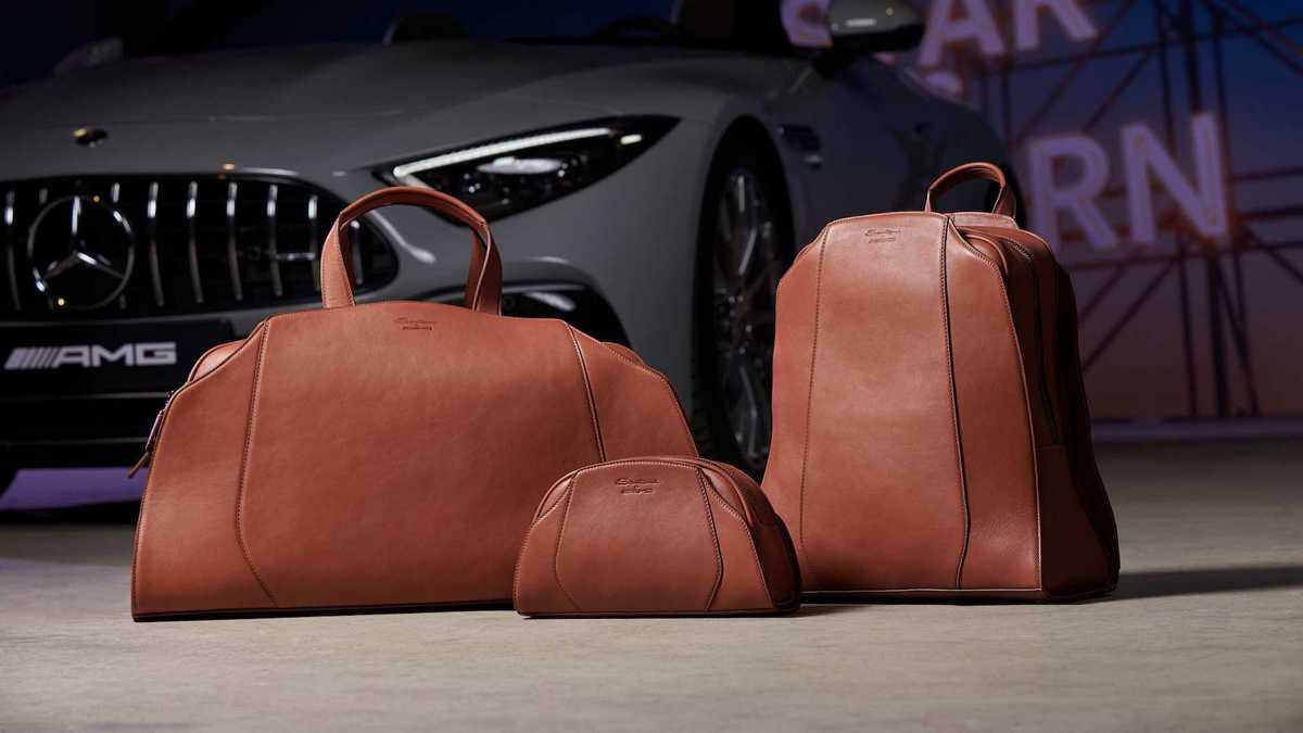 Santoni unveils tailor-made luggage set for the new Mercedes-AMG SL -  Luxurylaunches