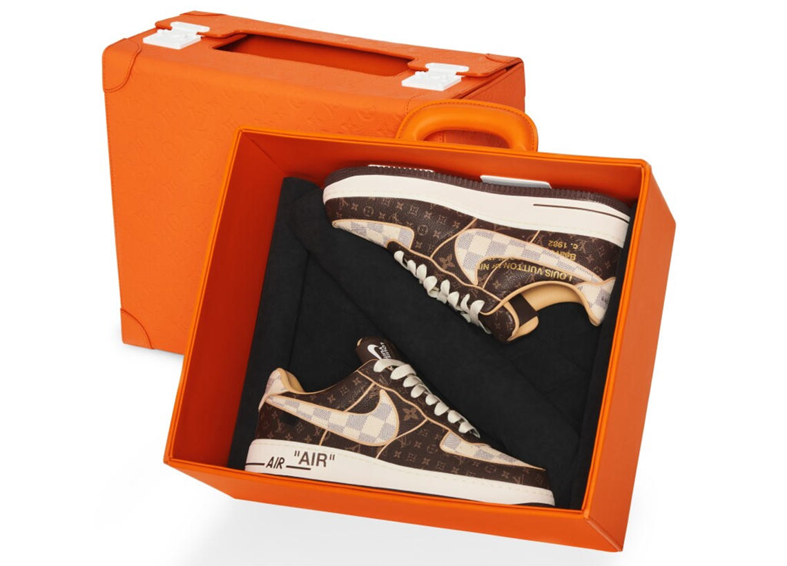 Louis Vuitton Virgil Abloh Black And White Damier Distorted Coated Canvas Steamer  XS Black And Orange Hardware, 2021 Available For Immediate Sale At Sotheby's