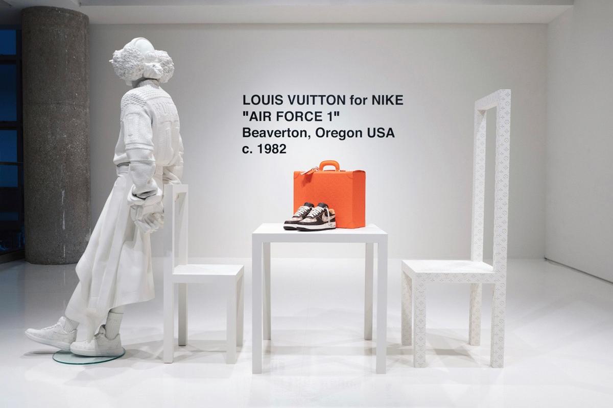 Louis Vuitton and Nike “Air Force 1” by Virgil Abloh for Auction at  Sotheby's