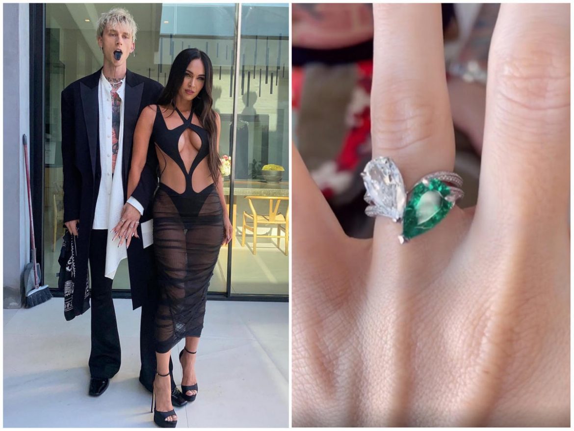Megan Fox's Engagement Ring From Machine Gun Kelly Is A Cut Above The Rest  - Exclusive