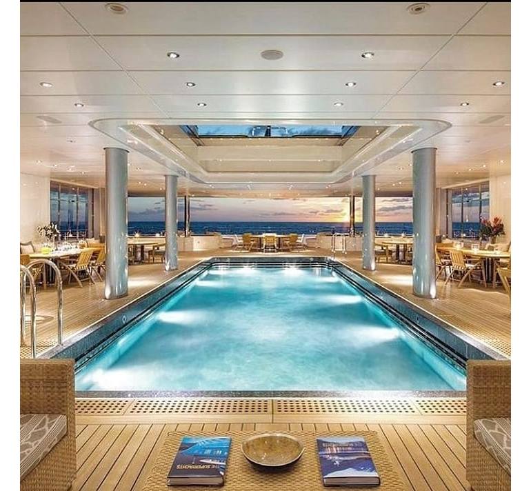 dilbar yacht swimming pool