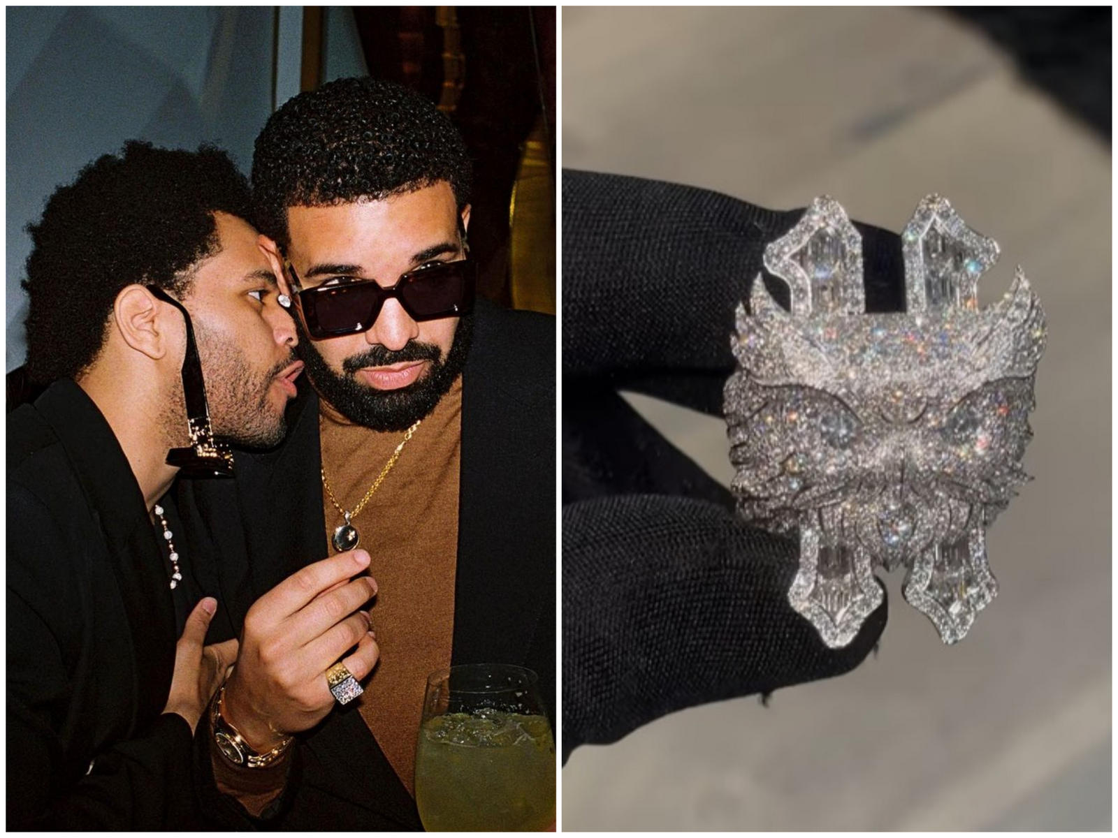 skelet Reorganiseren Goedaardig Drake was gifted a blindingly blinged-out $77,000 ring to celebrate his son  Adonis - Luxurylaunches
