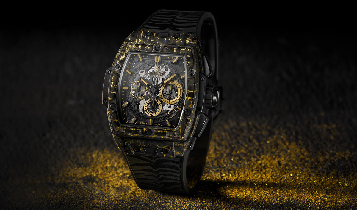 Hublot makes stripes stylish with a $35,700 limited edition Big Bang Carbon Gold Tiger watch