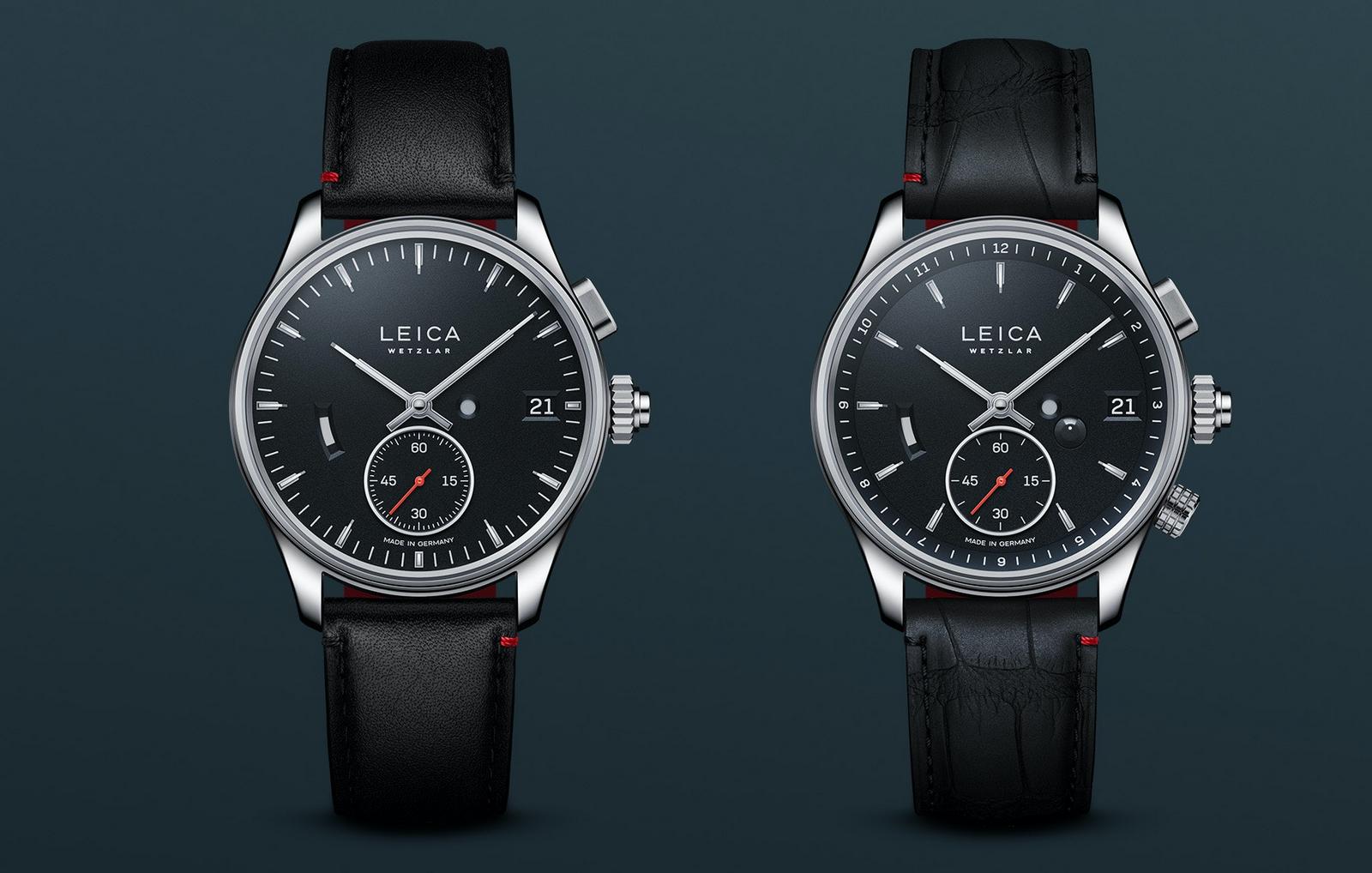 Leica dives into the world of fine watchmaking with a pair of simple $10,000 mechanical wristwatches