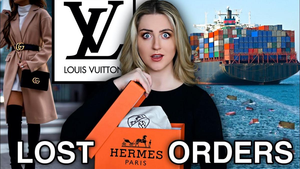 I bought a lost shipping container & ended up with '£40k of designer goods'  including Hermes bling & Louis Vuitton bags