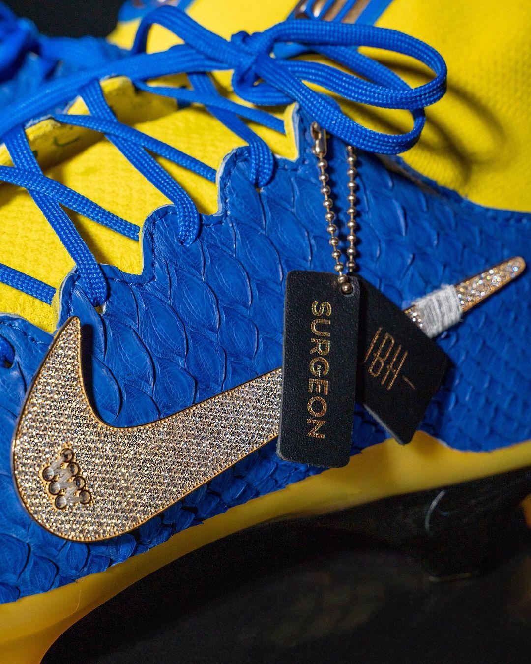 $200,000 and studded with diamonds - Rams star Odell Beckham Jr flaunts the  most expensive cleats ever worn in the Super Bowl. - Luxurylaunches