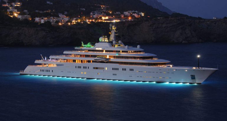 the eclipse mega yacht