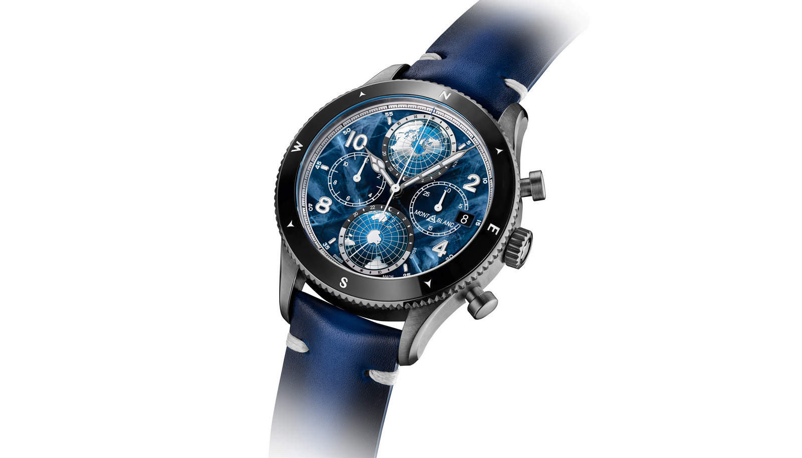 The unbelievably durable Montblanc 1858 Geosphere Chronograph Zero Oxygen watch confirms its first Everest expedition in May