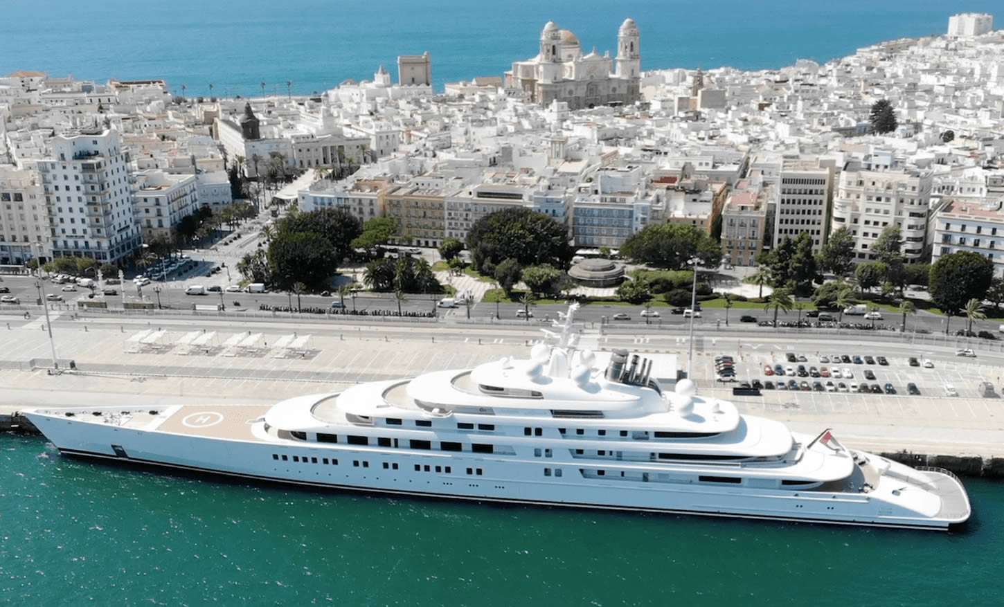 Built by more than 4,000 people in 4 years, Azzam is the largest superyacht in the world. The $600 million vessel is as fast as a navy frigate and burns 13 tons