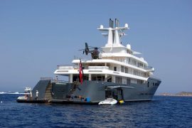 largest yacht at monaco grand prix