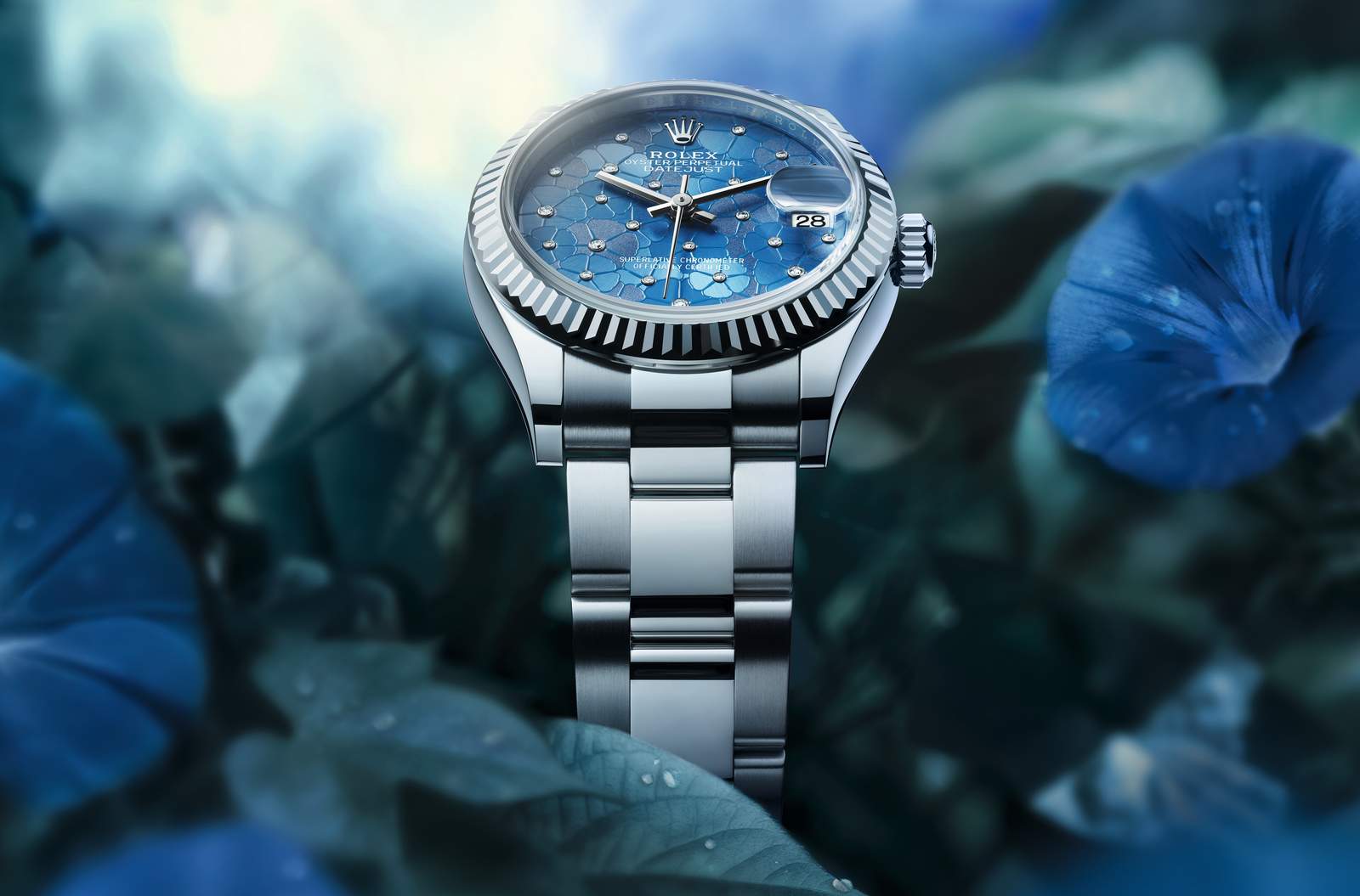 The new Rolex Oyster Perpetual Datejust 31 looks charming with floral dials, unique colors, and oodles of oomph