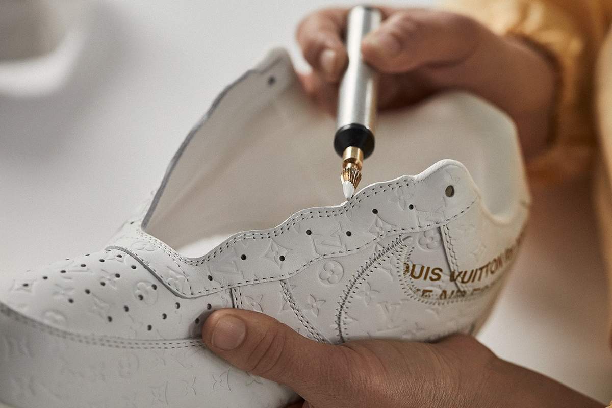 Get Ready For The Launch Of Louis Vuitton's Nike Air Force 1 -  BAGAHOLICBOY