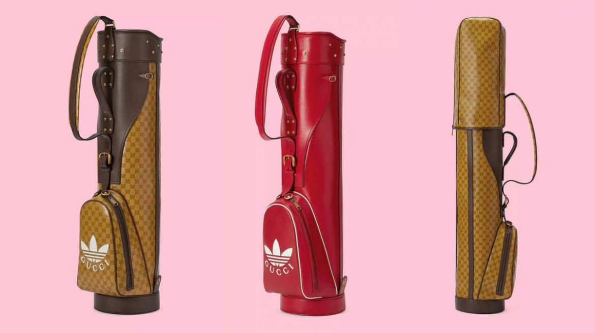 Hit the greens in utmost style with Adidas X Gucci golf bag - Luxurylaunches