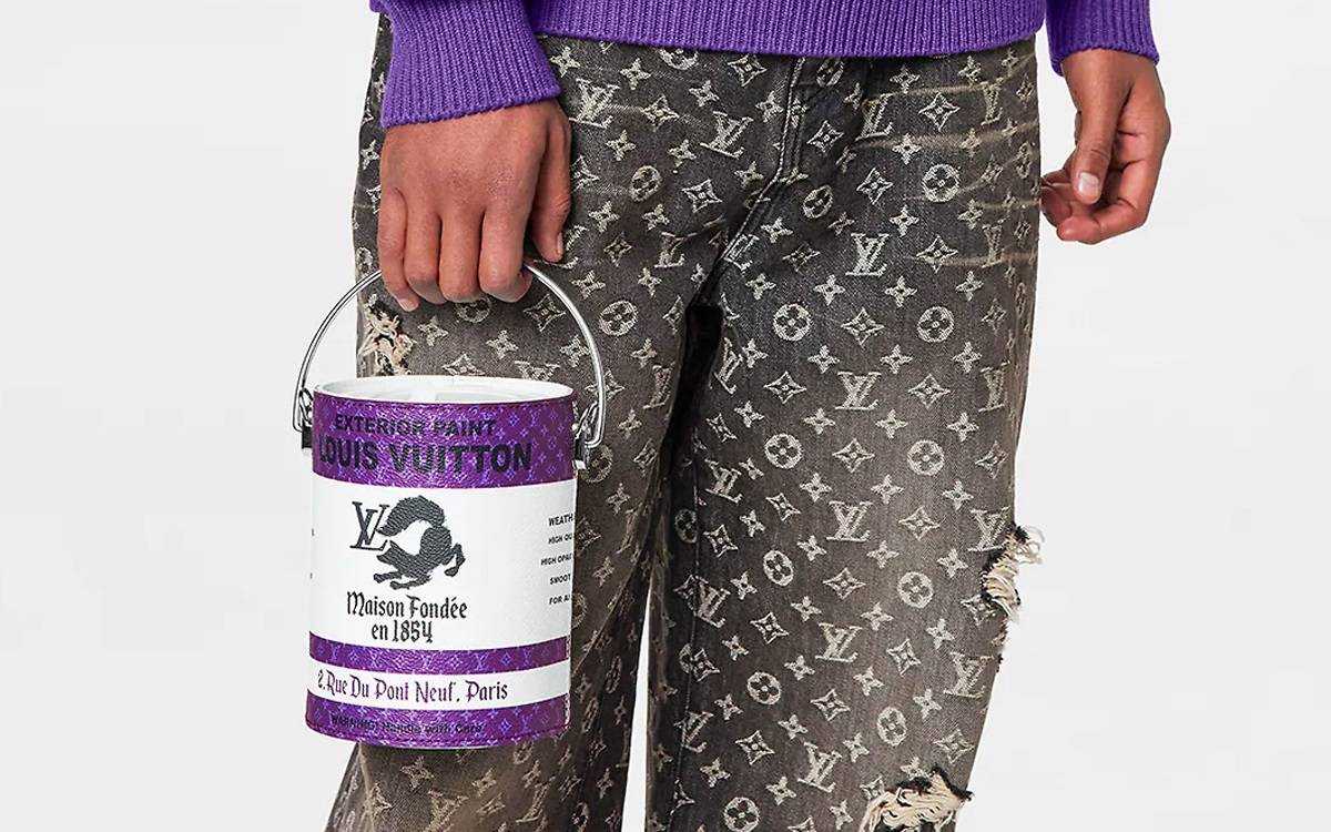 Louis Vuitton's famous paint can bag has been re-introduced as part of  Virgil Abloh's final collection - Luxurylaunches