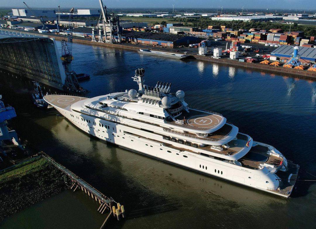 While his brother owns the world's largest superyacht This