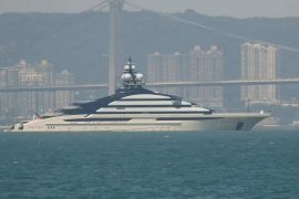 oligarch yacht in trieste