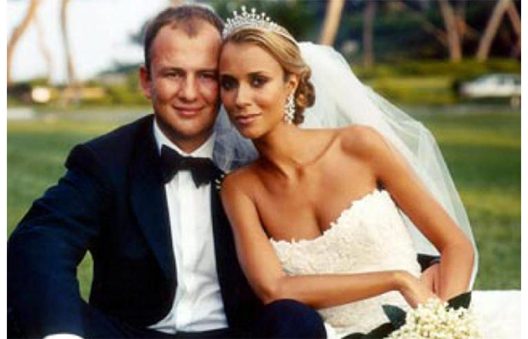 Russian billionaire Andrey married Serbian model Aleksandra in 2005