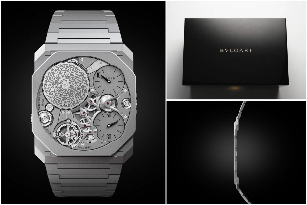 Bulgari's record-setting ultra-thin Octo Finissimo Ultra watch comes with a  unique presentation box that offers a fascinating way of setting and  winding the watch - Luxurylaunches