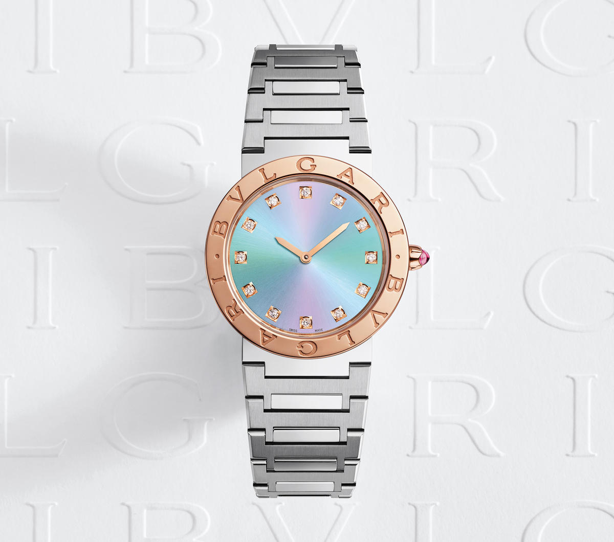 Bvlgari Bvlgari X Lisa Limited Edition watch strikes the perfect balance  between trends and timelessness. It maintains the equilibrium of oomph with  a vivacious rainbow-effect dial and an understated bracelet - Luxurylaunches