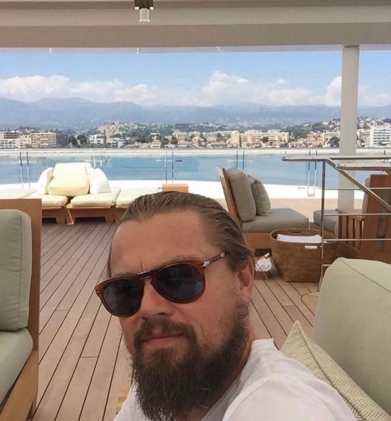 leo dicaprio new years yacht