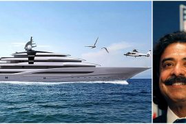 who owns superyacht kaos