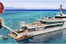 superyacht in french