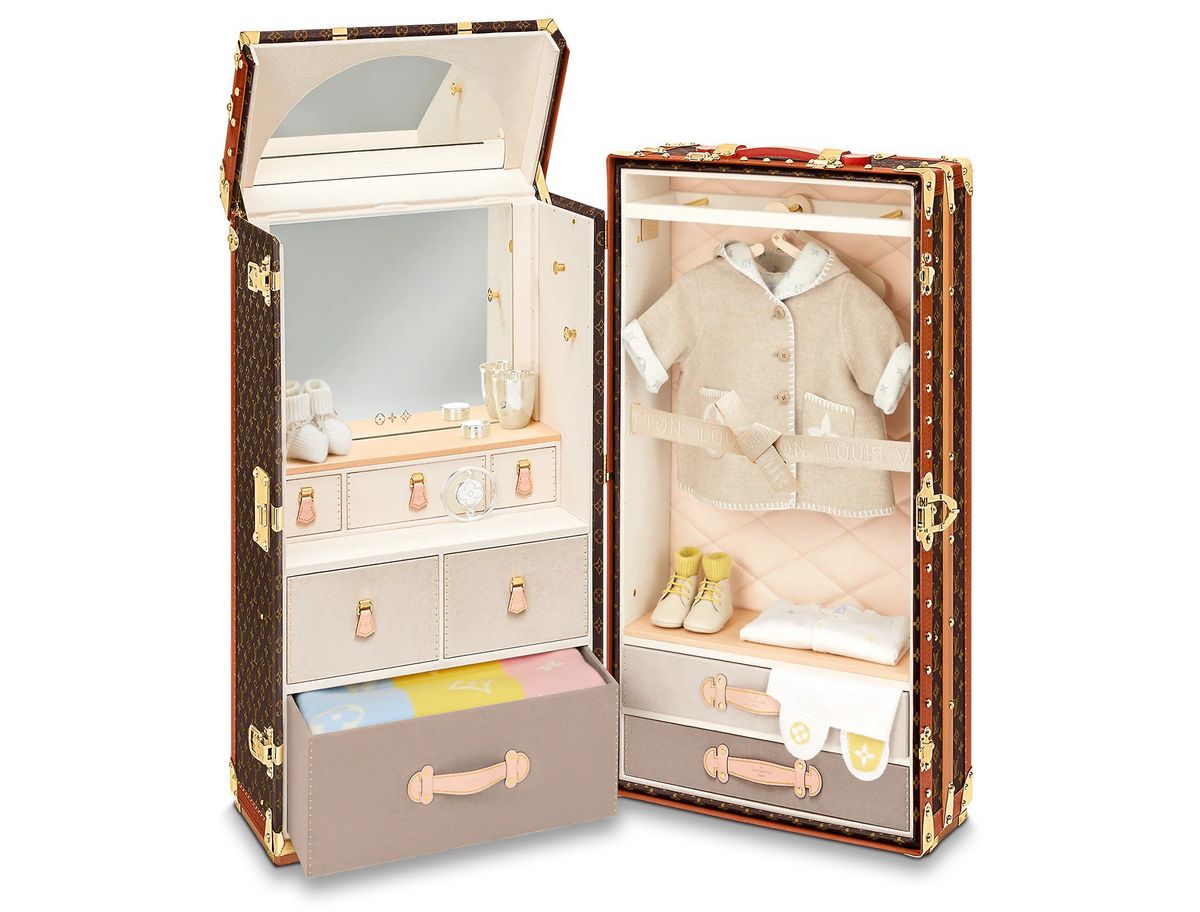 A millionaire's baby needs this charming $7,000 Louis Vuitton wardrobe.  Practical, precious, and posh, it is apt for infants born with a golden  spoon. - Luxurylaunches
