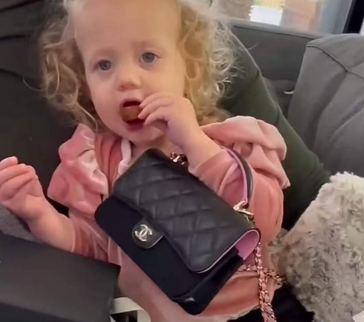 I gave my 3-year-old Louis Vuitton bags -- haters say she's a