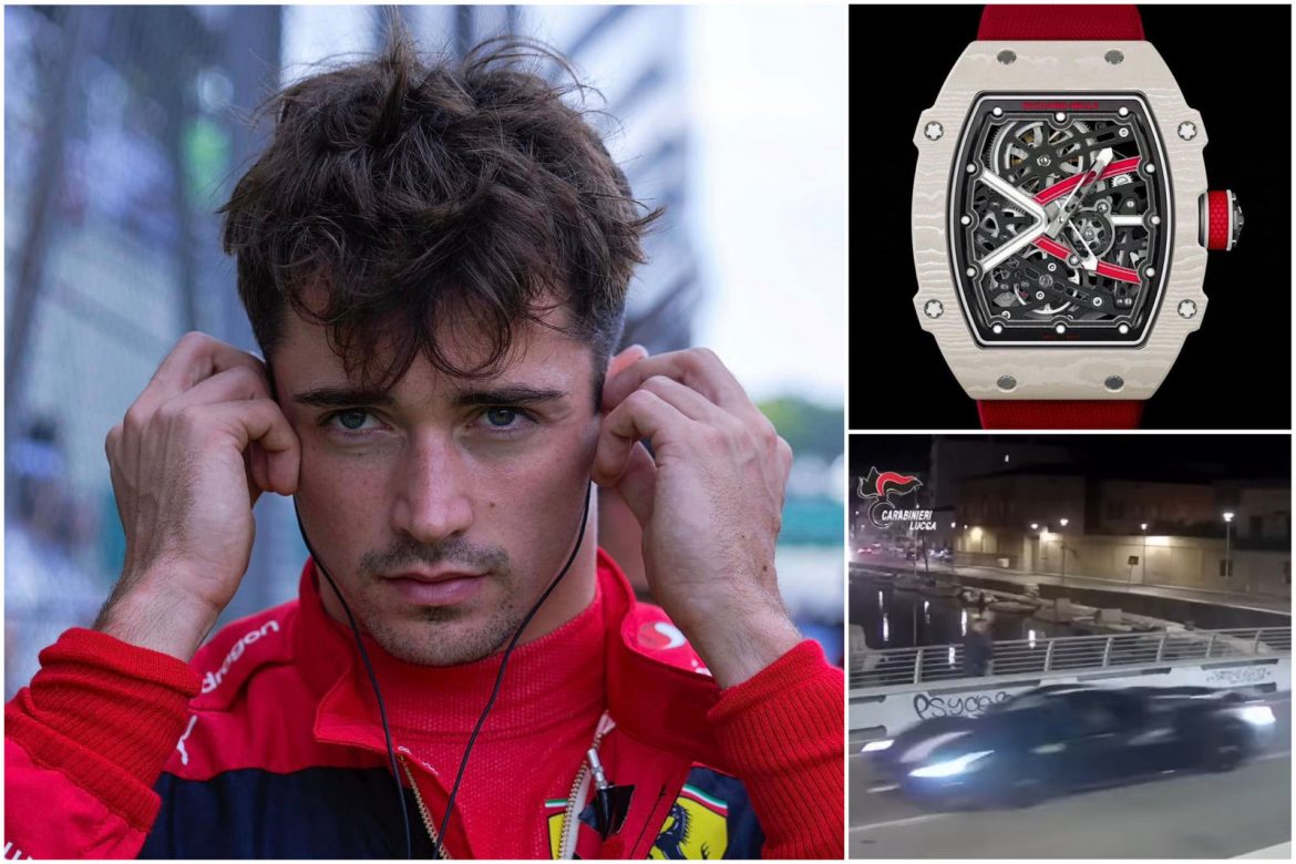 Like a modern-day Batman, F1 Driver Charles Leclerc chased thieves in his  custom Ferrari to get back his custom $2 million Richard Mille watch -  Luxurylaunches
