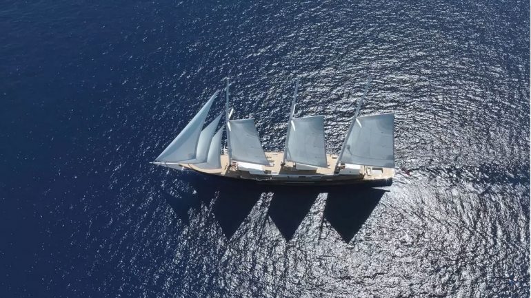 sailing yacht koru interior