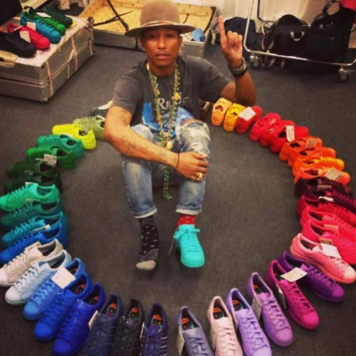 8 of Pharrell Williams' best luxury collaborations to date: before