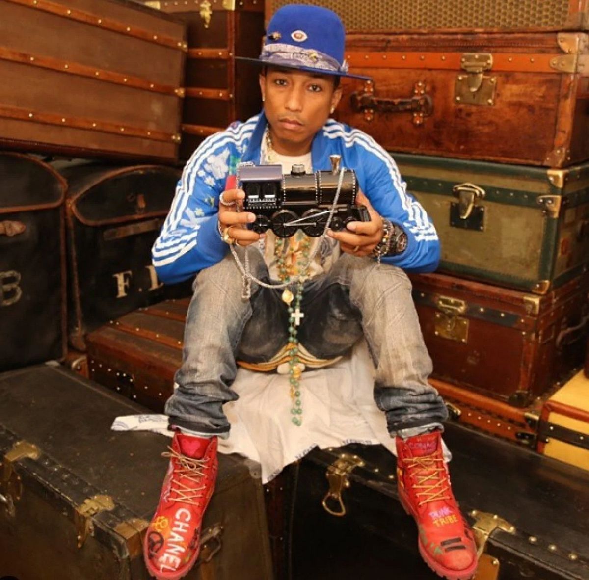 8 of Pharrell Williams' best luxury collaborations to date: before