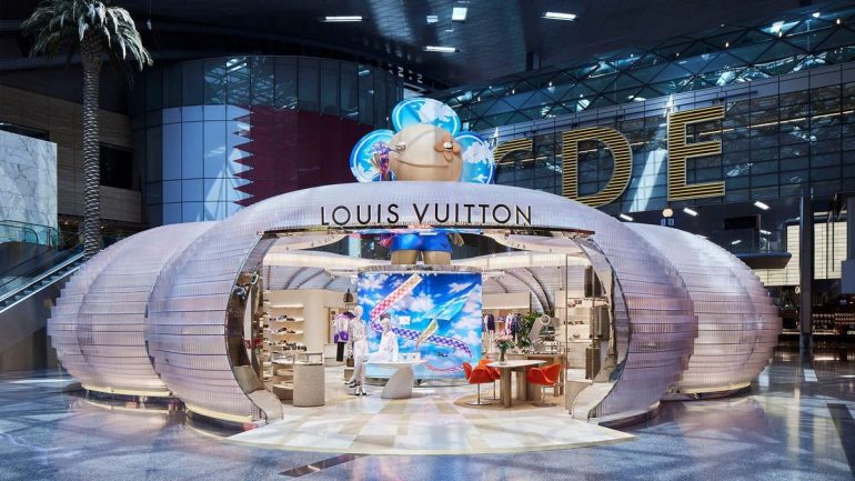 Inside Louis Vuitton's First Airport Lounge In Doha, Qatar